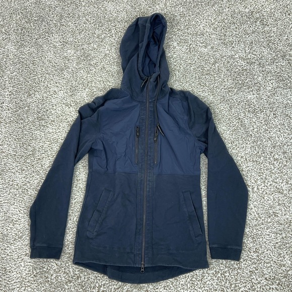 lululemon athletica Other - Lululemon Jacket Men Small Blue Hooded Full Zip Dispatch Hoodie Athletic Running